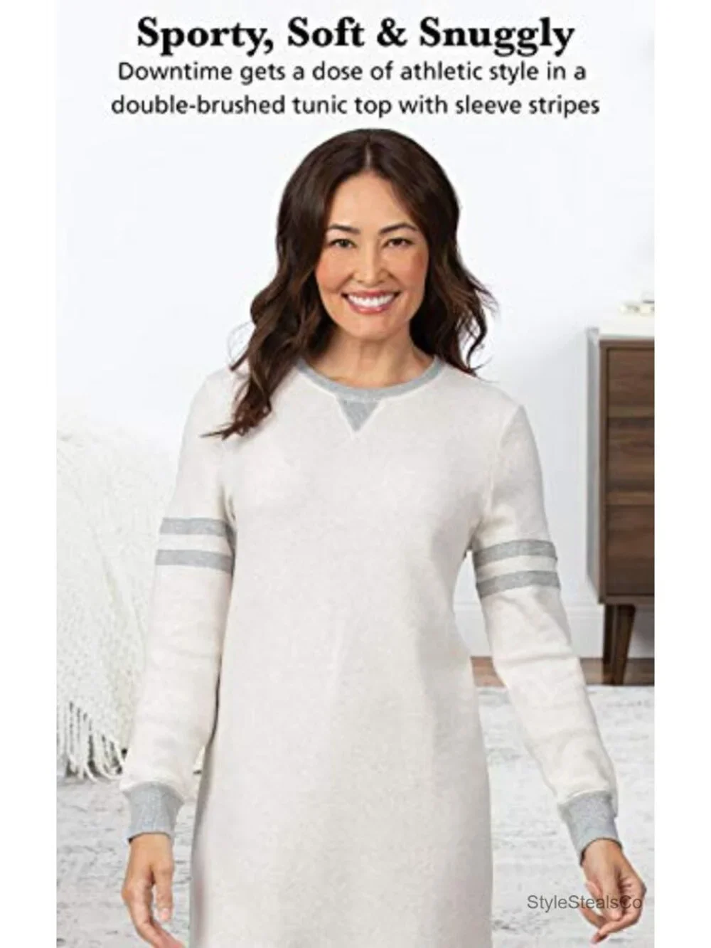 Women's Cozy Fleece Pajama Set - Soft Cotton Blend, Long Sleeve, Lounge